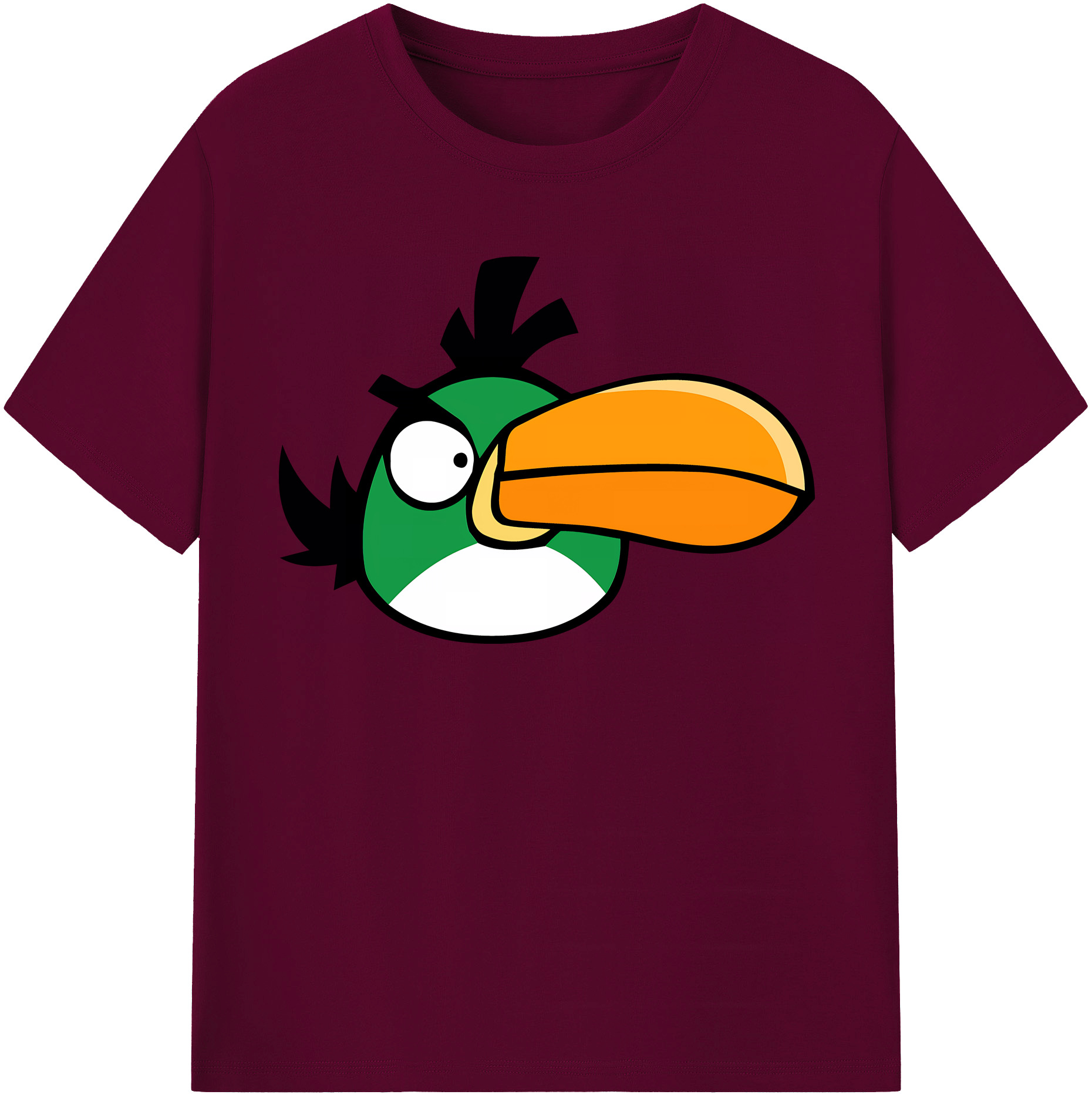 （画像用） Angry Birds アングリーバード レディースカジュアルプリントTシャツ（綿100％）
